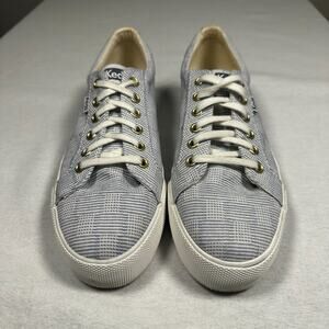 Keds Women's Jump Kick Blue White Washable Sneakers - Size 8.5M